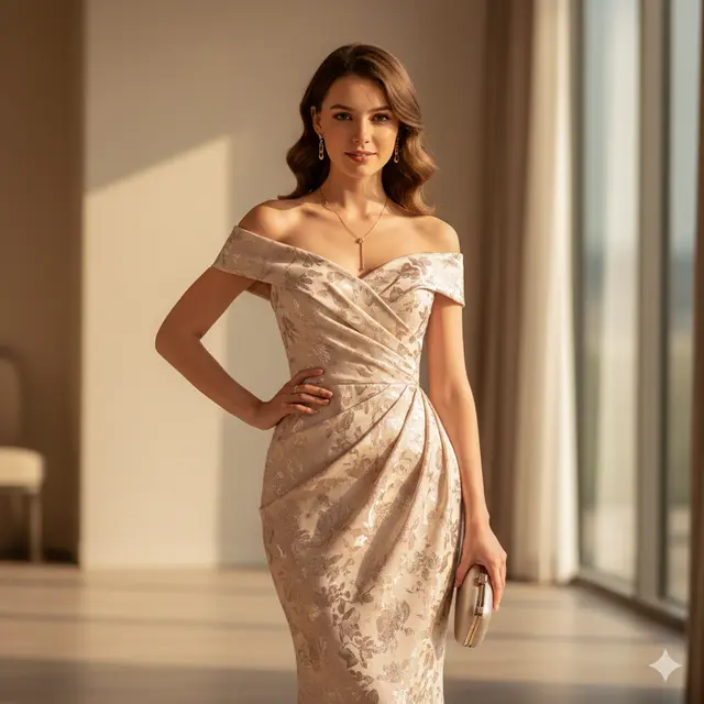 Model Dress Brokat Elegan yang Tren