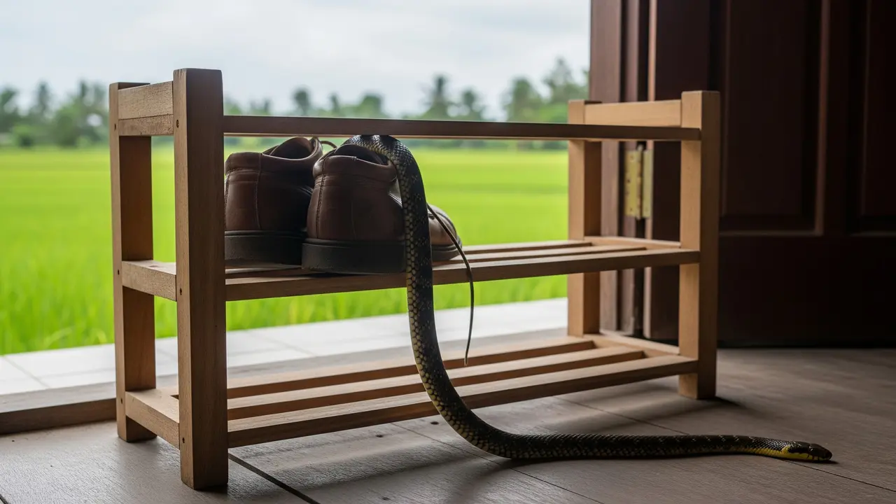 7 Jenis Ular yang Sering Masuk ke Dalam Sepatu Tanpa Disadari, Waspadai Saat Musim Hujan