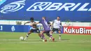 Harrison Cardoso tampil memukau dengan memborong dua gol kemenangan Persita Tangerang. (Bola.com/Nandang Permana)