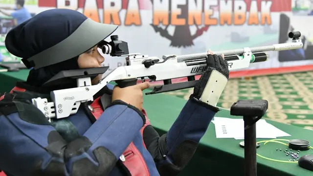 Atlet para-menembak Indonesia di Paralimpiade Tokyo 2020, Hanik Puji Astuti.