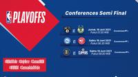 Link Live Streaming NBA Play Off Semifinal di Vidio 18 dan 19 Juni 2021. (Sumber : dok. vidio.com)