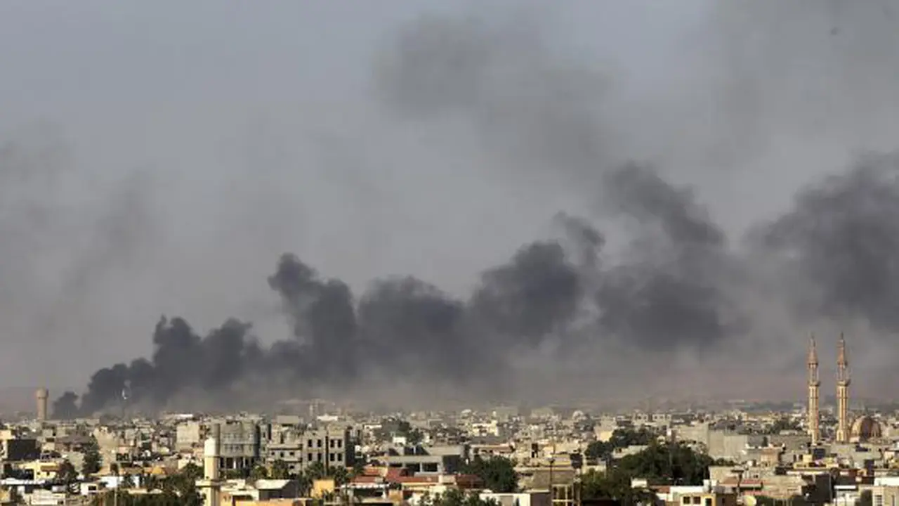 Suasana Kota Benghazi, Libya yang dilanda bentrokan bersenjata