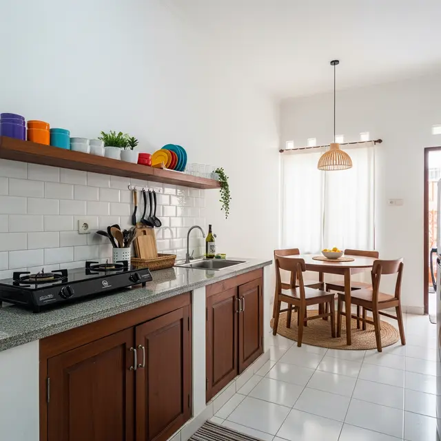 9 Desain Dapur Mungil di Rumah Sederhana Tanpa Sekat, Solusi Hunian Lapang