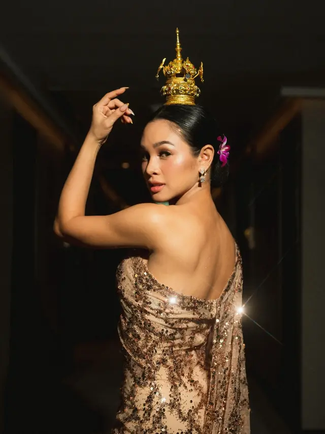 7 Potret Andien Pertama Kali Manggung di Bangkok, Penampilannya Curi Perhatian