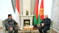 Bertemu Presiden Belarus di Ozyorny, Prabowo Undang Berkunjung ke Indonesia