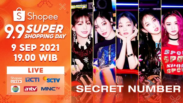 Setelah Dinanti-nanti, SECRET NUMBER Akhirnya Siap Meriahkan Shopee 9.9 Super Shopping Day TV Show! (1)