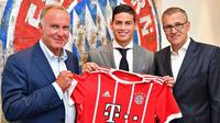 James Rodriguez resmi berseragam Bayern Munchen dengan status pinjaman dari Real Madrid. (dok. Bayern Munchen)