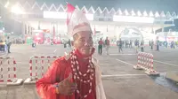Suporter Nyentrik di Indonesia Masters 2022, Rela Terbang dari Malaysia dan Tinggalkan Istri demi Ramaikan Istora