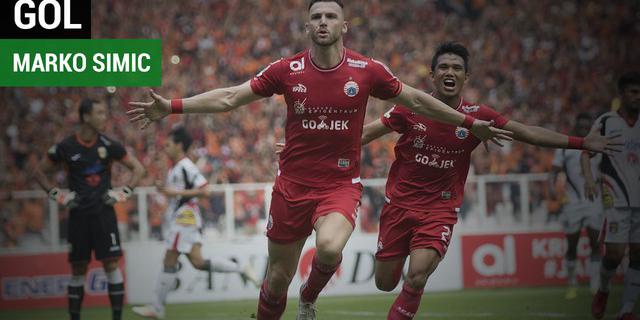 VIDEO: Marko Simic Cetak Gol, Persija Jaga Kans Juara