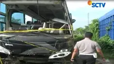Dari pemeriksaan sementara petugas belum bisa memastikan penyebab terjadinya kecelakaan.