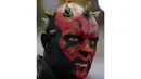 Seorang peserta berdandan Darth Maul dari film Star Wars di festival cosplay, Sydney, Minggu (15/6/14). (AFP PHOTO/Peter Parks)