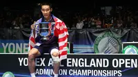 Lee Chong Wei menjadi wakil Malaysia yang mempersembahkan gelar All England 2017. (Twitter/All England)