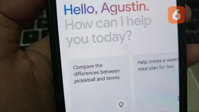 Chatbot AI Gemini di iPhone