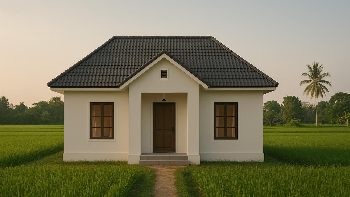7 Gambar Rumah Sederhana Tapi Mewah di Tengah Sawah, Sisi Nyamannya Bikin Ogah ke Mana-Mana