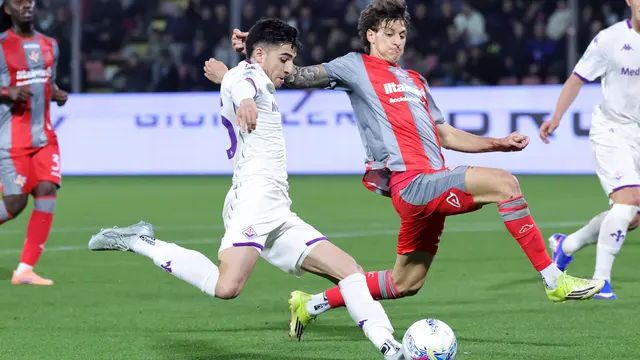 Fabiano Parisi mencetak gol di laga Cremonese vs Fiorentina di pekan ke-29 Liga Italia 2025/2026 di Stadio Giovanni Zizi, Selasa (17/03/2026) dini hari WIB.