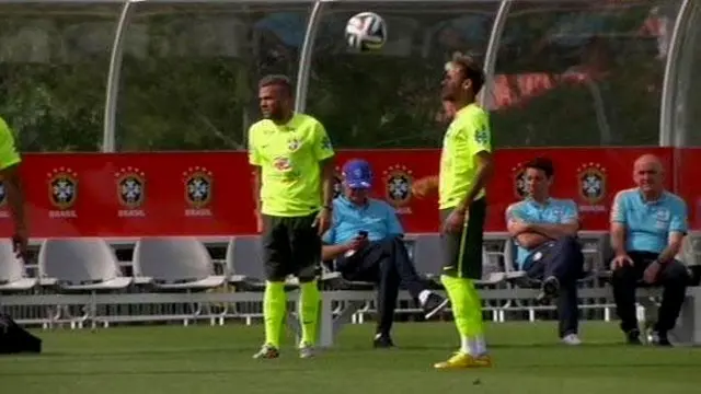 Sesi Latihan Tim Brazil
