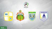 4 klub peserta Turnamen Jakajaya. (Bola.com/Dody Iryawan)