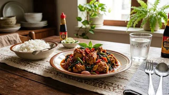 Resep Ayam Rica-rica Kemangi Pedas, Bumbunya Meresap Sempurna