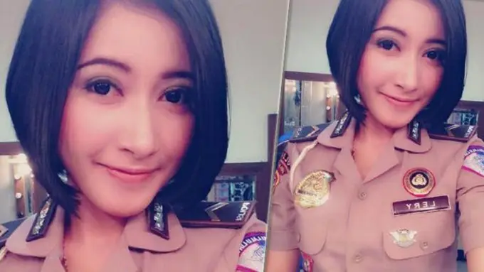 Bukan Hanya Bripda Muthia, Bripda Lery Ini Pun Nggak Kalah Cantik