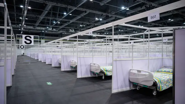 Hong Kong Hadapi Gelombang Baru, RS Khusus Corona di AsiaWorld Expo Beroperasi Kembali