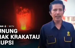 Siaga! Gunung Anak Krakatau Erupsi