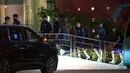 Timnas Iran mendapatkan pengamanan ekstra ketat selama pemusatan latihan jelang Piala Dunia 2026 yang berlangsung di Tijuana, Mexico. (AFP/Guillermo Arias)