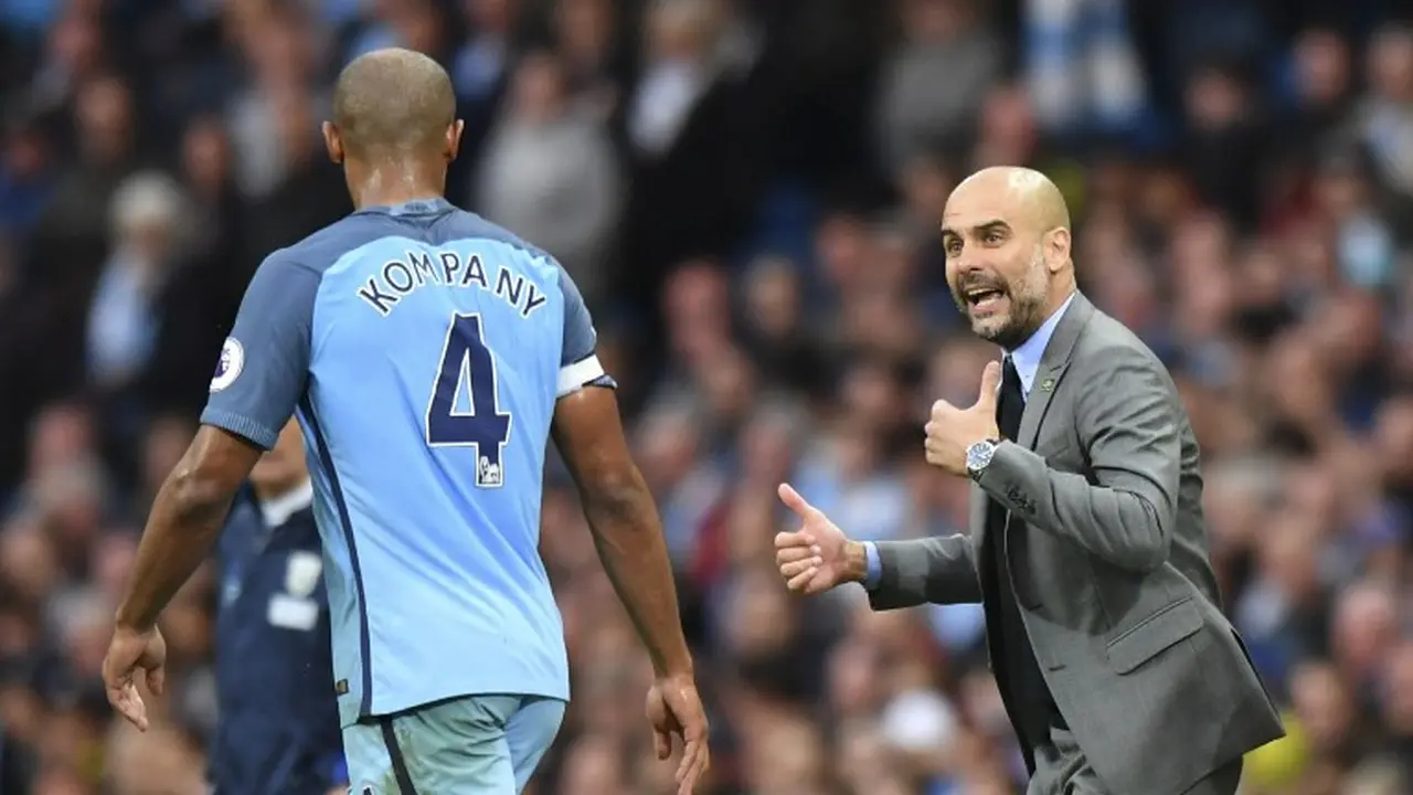 Vincent Kompany & Pep Guardiola