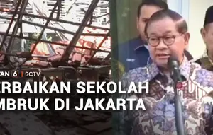 Perbaikan Sekolah Ambruk di Jakarta