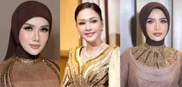 Di tengah dekorasi modern yang berkilau, deretan sosok perempuan terdekat kedua mempelai tampil mencuri perhatian. Mulai dari Maia Estianty, Shendy Hadju, dan  Mulan Jameela.