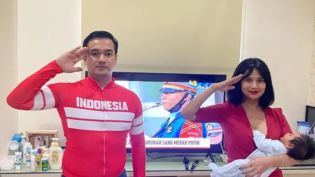 Potret Seleb Rayakan HUT RI ke-75. (Sumber: Instagram/vanessangelofficial)