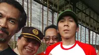 Slank turut dalam kampanye lingkungan di Surabaya (Liputan6.com / Dian Kurniawan)
