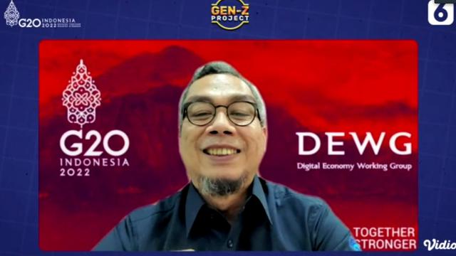 Hasil Tangkap Layar Live Streaming G20 Gen Z