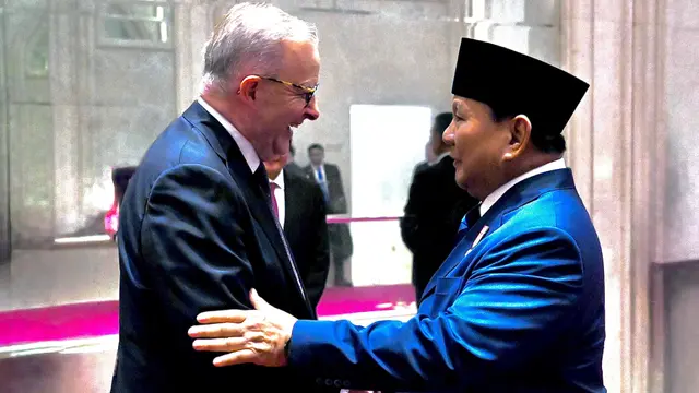 Presiden Prabowo Subianto mengunjungi Perdana Menteri (PM) Australia, Anthony Albanese di hotel tempatnya menginap selama di Jakarta.