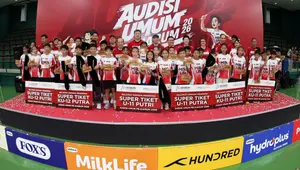 Raih Super Tiket di Audisi Umum PB Djarum 2026 Kudus, 36 Pebulutangkis Muda Menatap Tahap Karantina