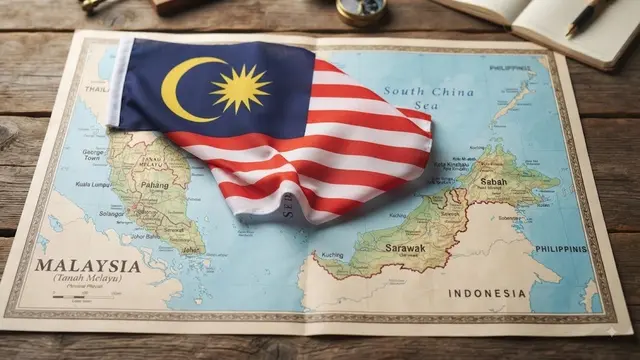 Peta Malaysia (AI Generated)
