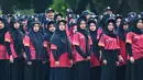 Petugas penyelenggara Pilkada tersebut berasal dari 335 Tempat Pemungutan Suara (TPS) yang tersebar di 90 Gampong atau desa. (CHAIDEER MAHYUDDIN/AFP)