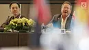 Chairman Fortescue Metals Group, Andrew Forrest (kedua dari kanan) dan President Commissioner Emtek, Eddy Sariaatmadja (kiri) membuka Process Business Forum 2018, yang diikuti pebisnis dari beberapa negara di Bali, Senin (6/8). (Liputan6.com/Johan Tallo)