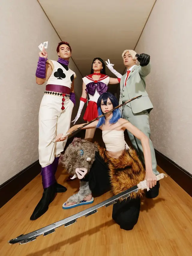 6 Potret Seleb di Ulang Tahun ‘Geng Aries’, BCL Cosplay Jadi Sailor Moon