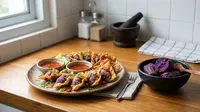 Resep Pangsit Ubi Ungu Renyah yang Bikin Nagih