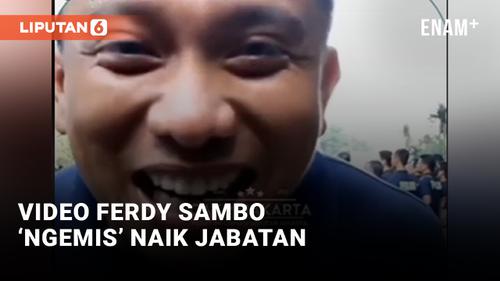 VIDEO: Viral! Video Lawas Ferdy Sambo Minta Naik Pangkat