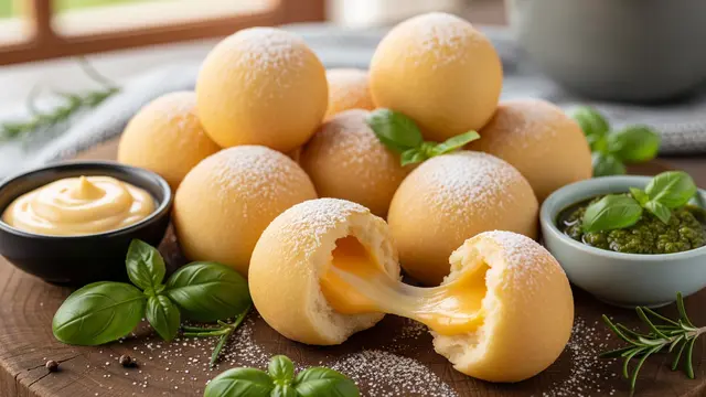 Bola-Bola Roti Tawar Isi Keju