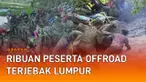 Nasib apes dialami oleh peserta balapan offroad mengundang perhatian.