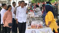 Presiden Joko Widodo bertemu nasabah program MEKAAR di Kemayoran, Jakarta Pusat (Foto: Dok Kementerian BUMN)