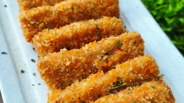 Nugget Tempe Ayam untuk lauk sahur ramadhan