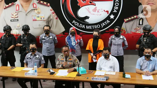 FOTO: Rilis Kasus Narkotika Reza Artamevia