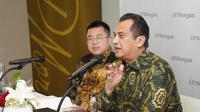 Media briefing bersama CEO and Senior Country Officer Gioshia Ralie dan Head of Indonesia Research &amp; Strategy JPMorgan Henry Wibowo. (Foto: Istimewa)