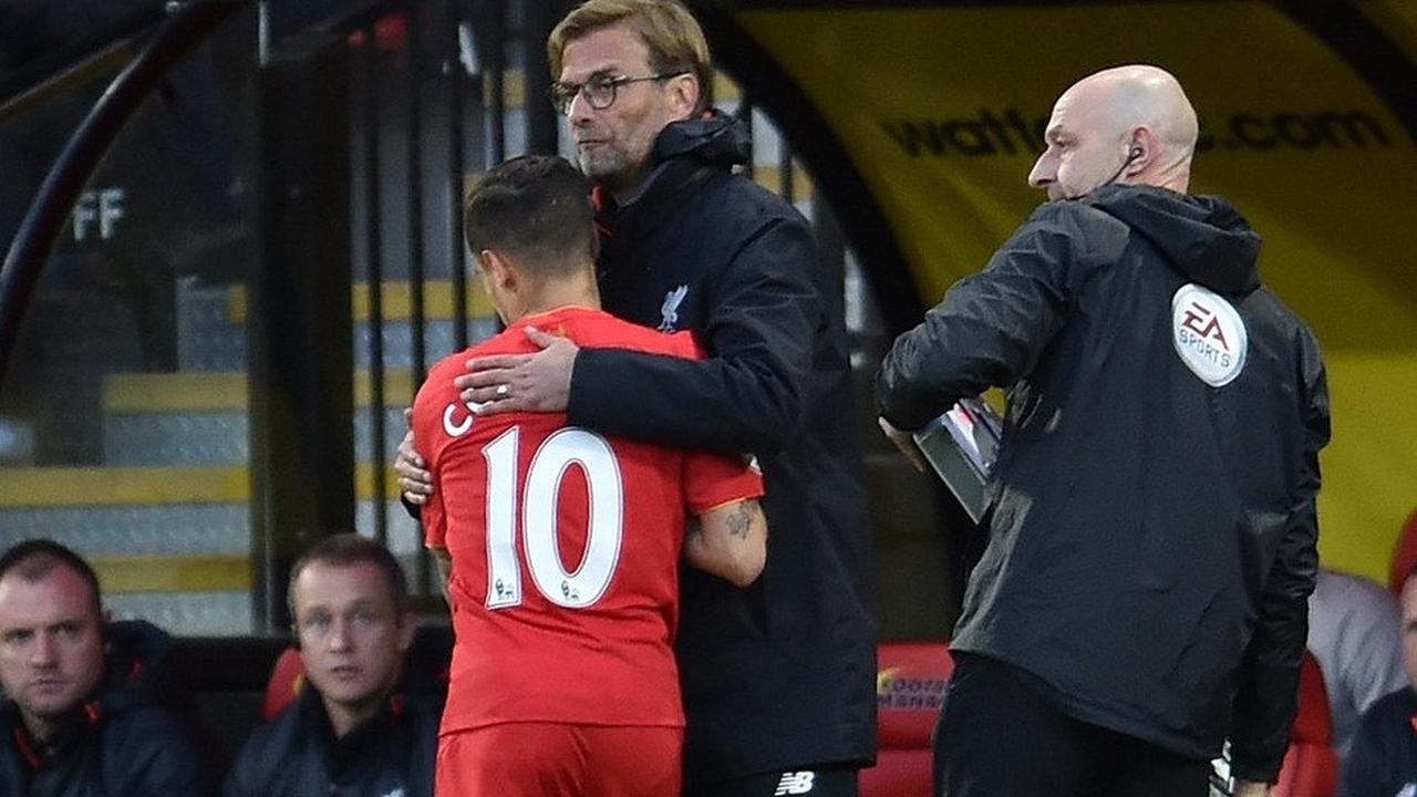 Jurgen Klopp & Philippe Coutinho (Liverpool)