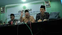 Ketua Umum MUI Ma'ruf Amin menyatakan aliran Gafatar adalah sesat sekaligus menyesatkan. (Faisal R Syam/Liputan6.com)