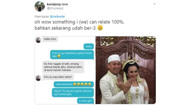 Berawal dari Tinder, 6 Pasangan Ini Berakhir di Pelaminan