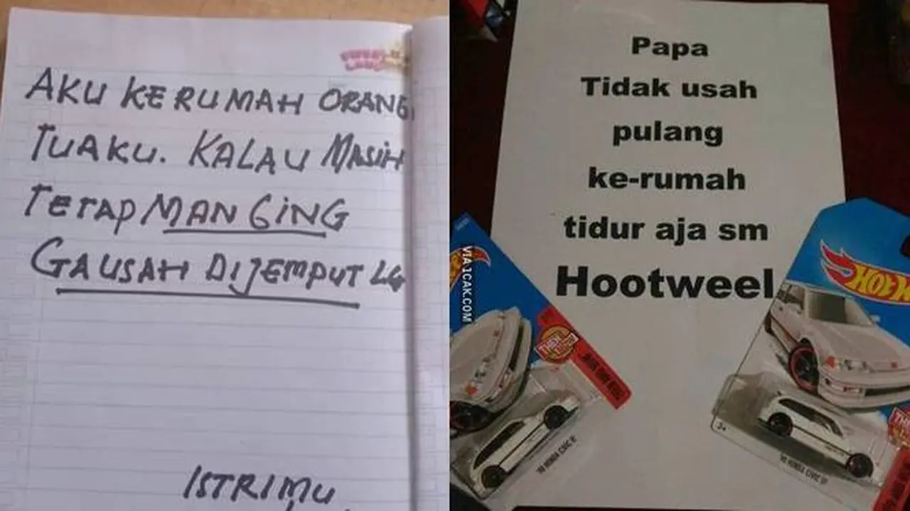 5 Surat Kocak Dari Istri Untuk Suami Ini Bikin Tepuk Jidat